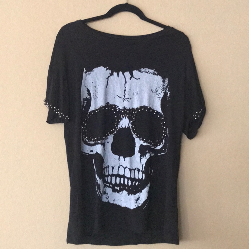 Growze studded skull tee